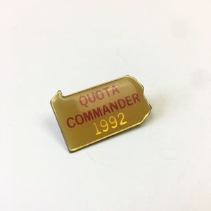 Vtg American Legion Quota‎ Commander PA 1992 Pin